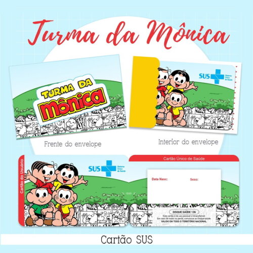 Arquivo Digital Cartão Sus Turma da Mônica #2113