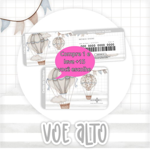 Arquivo Digital Cartão Sus Voe Alto #2789