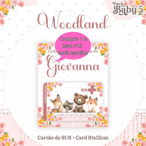 Arquivo Digital Cartão Sus Woodland #2256