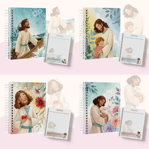 Arquivo Digital Combo 10 Cadernos Jesus #7239