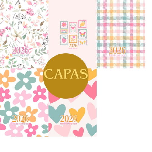 Arquivo Digital Combo Capas Agenda 2026 #6934