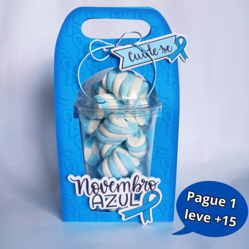 Arquivo Digital Copo Bolha Novembro Azul #3266