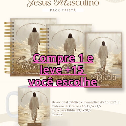 Arquivo Digital Devocional Jesus Masculino #7018