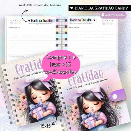 Arquivo Digital Diário da Gratidão Candy #5133