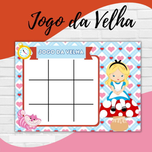 Arquivo Digital Jogo da Velha Alice #2748
