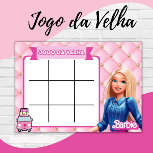 Arquivo Digital Jogo da Velha Barbie #3081