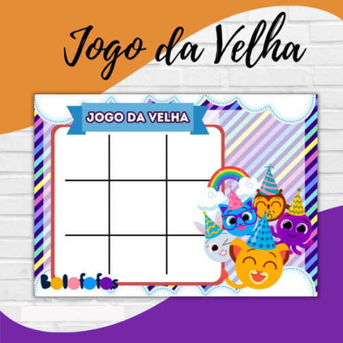 Arquivo Digital Jogo da Velha Bolofofo #3118