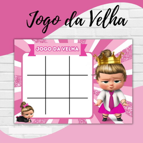Arquivo Digital Jogo da Velha Chefinha Loira #2737