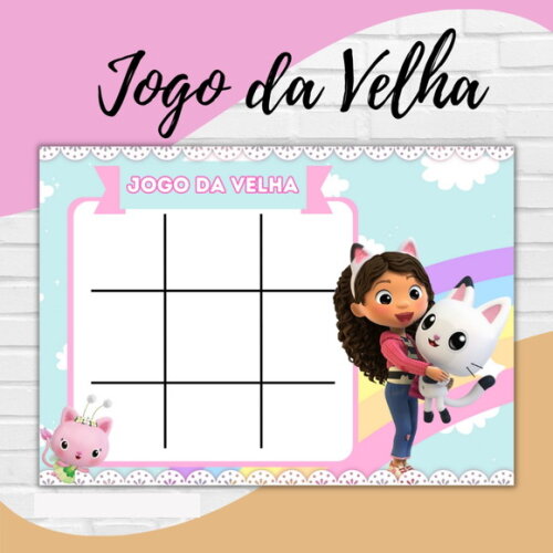 Arquivo Digital Jogo da Velha Casa Gabi #2734