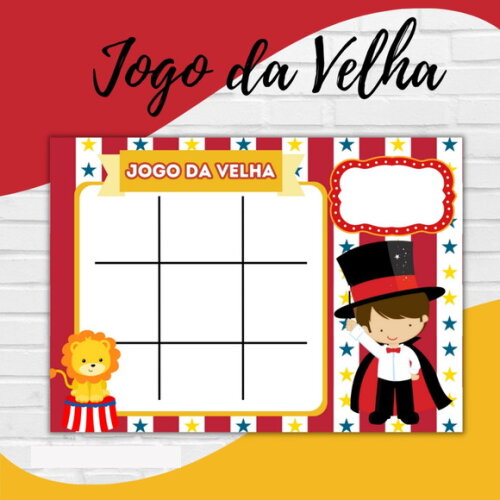 Arquivo Digital Jogo da Velha Circo #3074