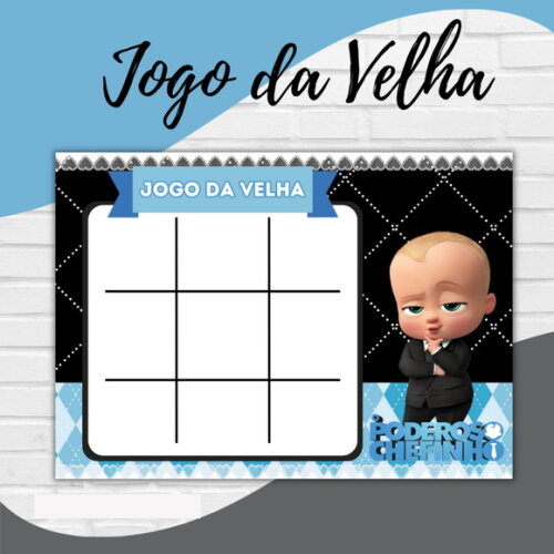Arquivo Digital Jogo da Velha Chefinho Loiro #2736