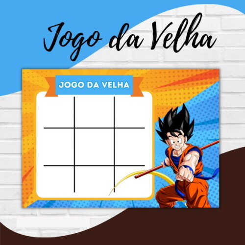 Arquivo Digital Jogo da Velha Dragon Ball #2720