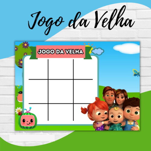 Arquivo Digital Jogo da Velha Cocomelon #3102