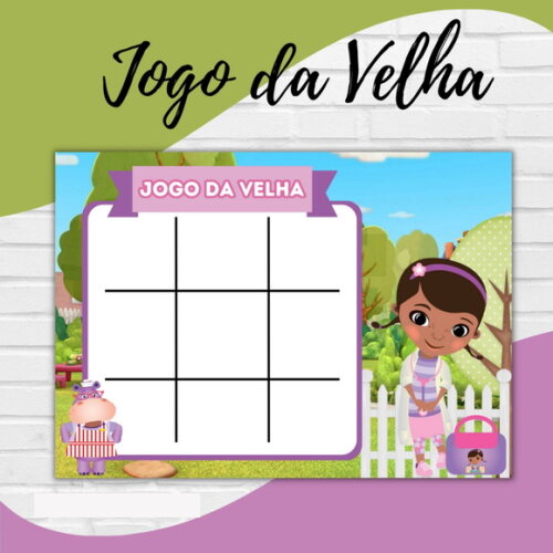 Arquivo Digital Jogo da Velha Doutora Brinquedo #3096