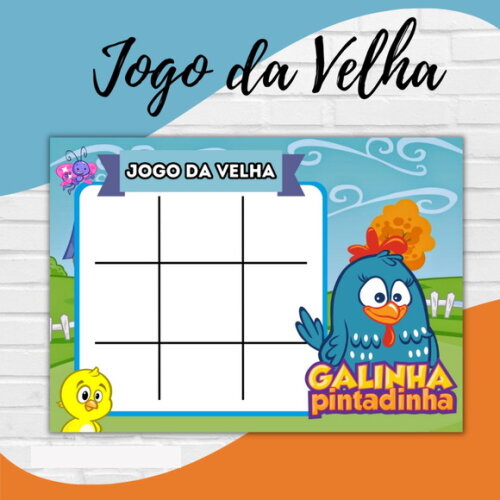 Arquivo Digital Jogo da Velha Galinha Pitadinha #2752