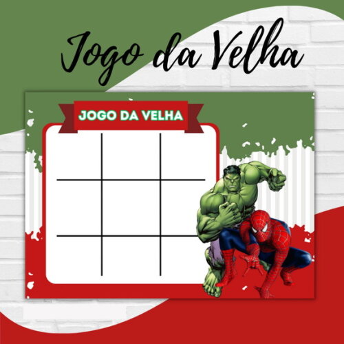Arquivo Digital Jogo da Velha Hulk #2724