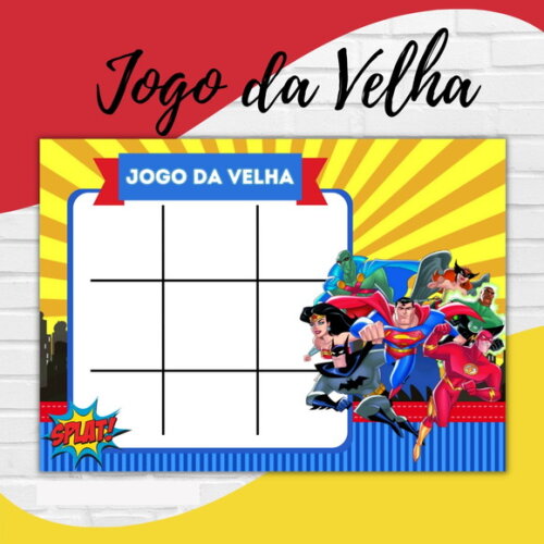 Arquivo Digital Jogo da Velha Liga da Justiça #2723