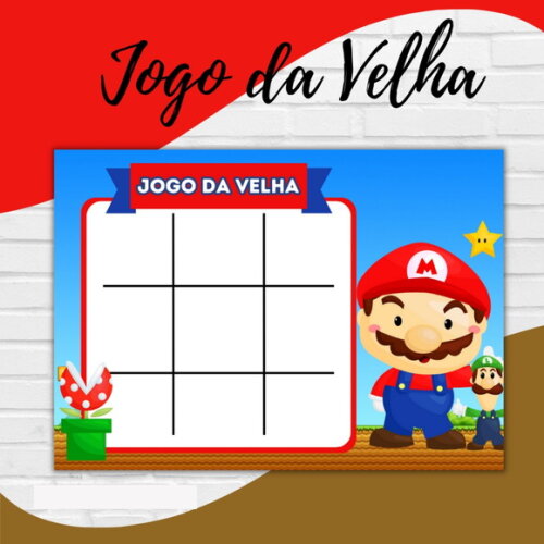 Arquivo Digital Jogo da Velha Mario Bross #3105