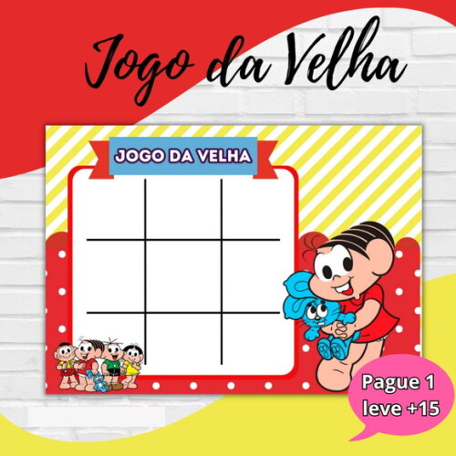 Arquivo Digital Jogo da Velha Monica #3427