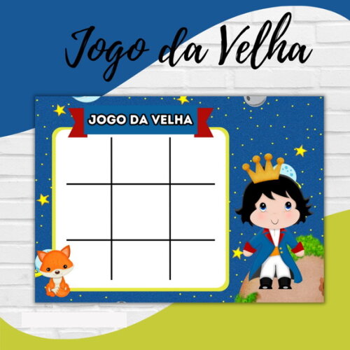 Arquivo Digital Jogo da Velha Pequeno Príncipe #3110
