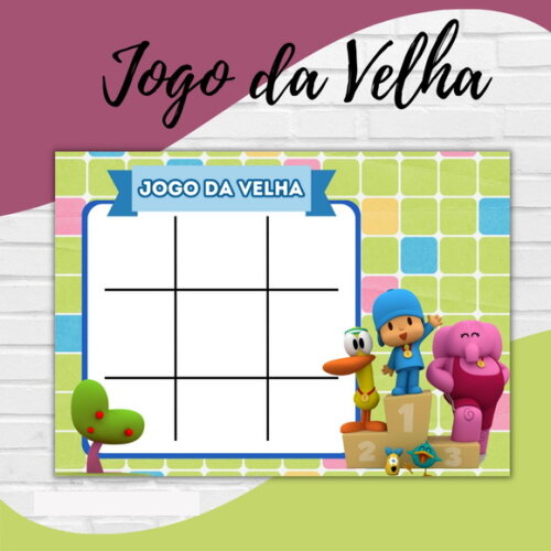 Arquivo Digital Jogo da Velha Pocoyo #3116