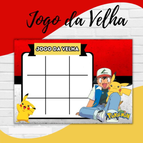 Arquivo Digital Jogo da Velha Pokémon #3101