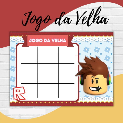 Arquivo Digital Jogo da Velha Roblox Azul #2730
