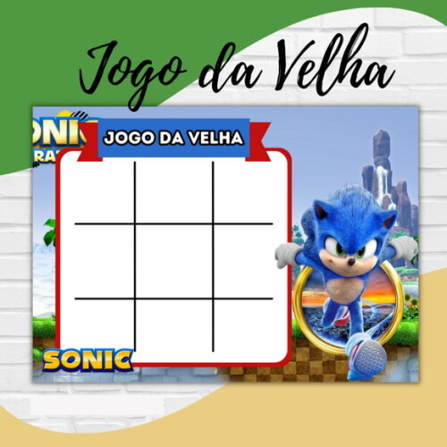 Arquivo Digital Jogo da Velha Sonic #2719