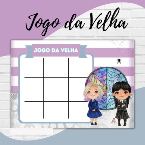 Arquivo Digital Jogo da Velha Wandinha #2717