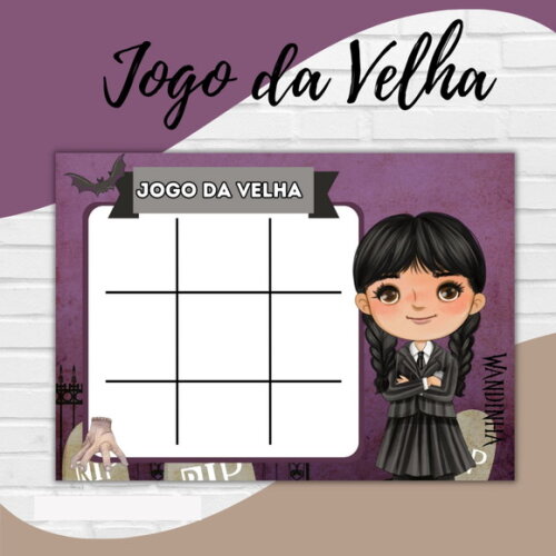 Arquivo Digital Jogo da Velha Wandinha #2725