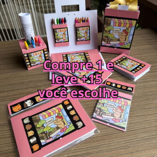 Arquivo Digital Kit para Colorir Bobbie Goods #6929