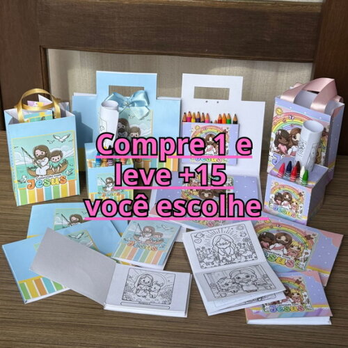 Arquivo Digital Kit para Colorir Colorindo com Jesus #6928