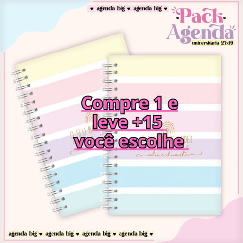 Arquivo Digital Listrada Colorida Agenda 2025 #4245