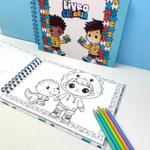 Arquivo Digital Little Boys - Livro de Colorir #2001