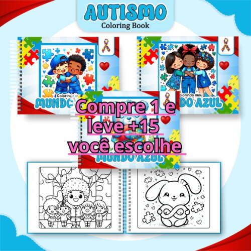 Arquivo Digital Livro de Colorir Autismo #6334