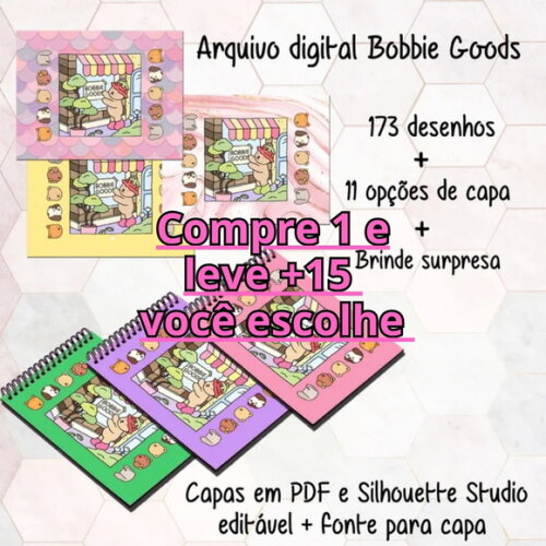 Arquivo Digital Livro de Colorir Bobbie Goods #6515