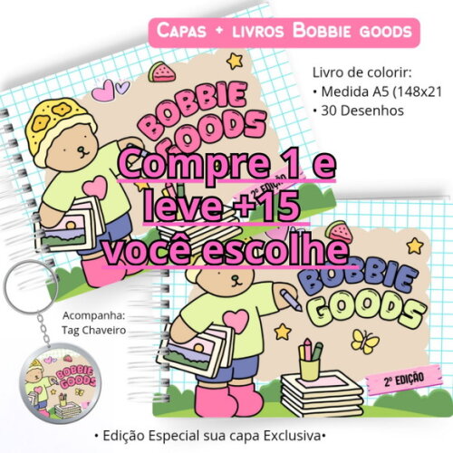 Arquivo Digital Livro de Colorir Bobbie Goods #7029