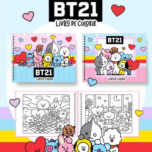 Arquivo Digital Livro de Colorir Bt 21 #7097