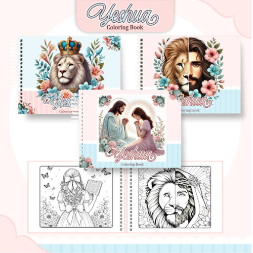 Arquivo Digital Livro de Colorir Colorindo com Yeshua #6301