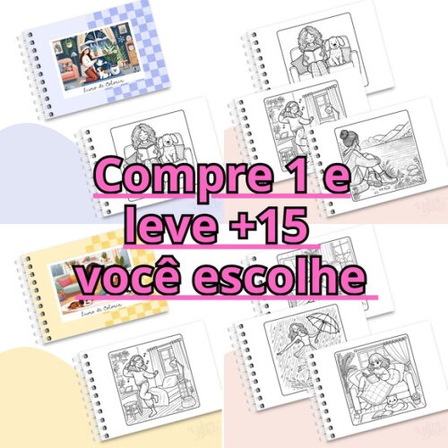 Arquivo Digital Livro de Colorir Conforto #6566