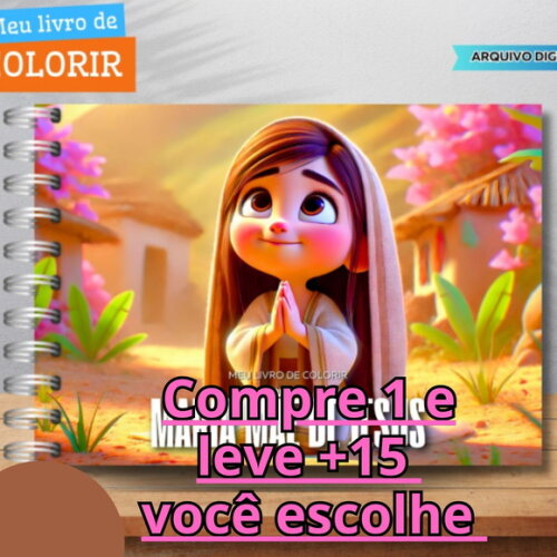 Arquivo Digital Livro de Colorir Cristão #6573