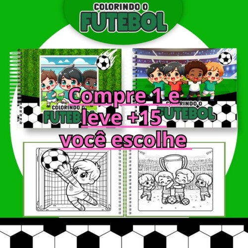 Arquivo Digital Livro de Colorir Futebol #6613