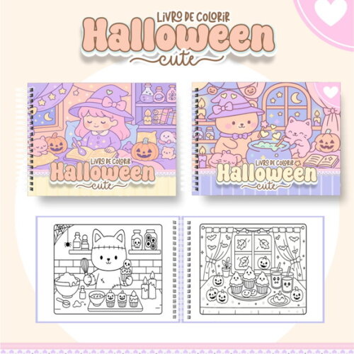 Arquivo Digital Livro de Colorir Halloween #6960