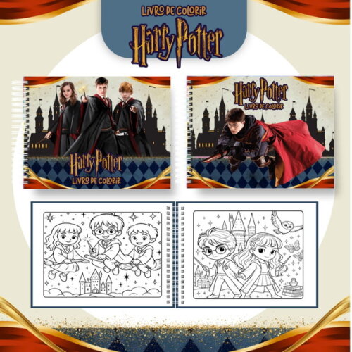 Arquivo Digital Livro de Colorir Harry Potter #6812