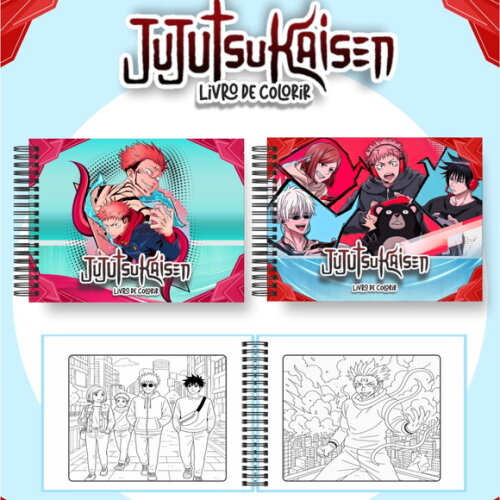 Arquivo Digital Livro de Colorir Jujutsu Kaisen #7131