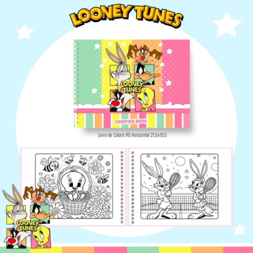 Arquivo Digital Livro de Colorir Looney Tunes #6634