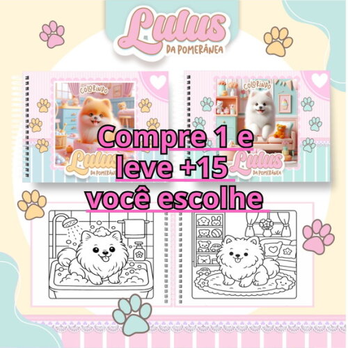 Arquivo Digital Livro de Colorir Lulus da Pomeranea #6832