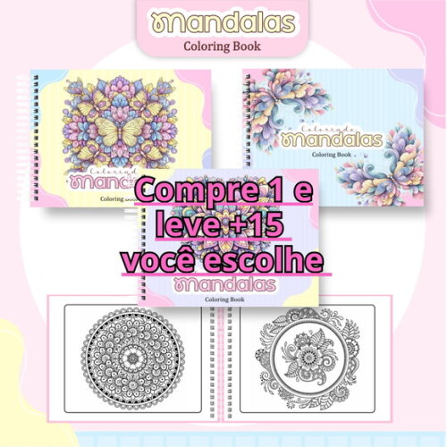 Arquivo Digital Livro de Colorir Mandalas #6339