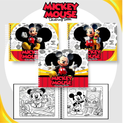 Arquivo Digital Livro de Colorir Mickey #6471