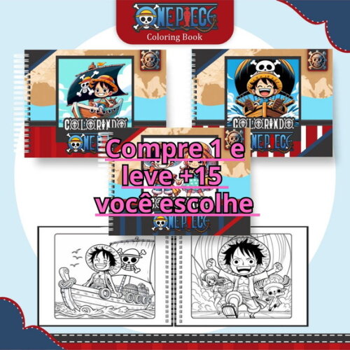 Arquivo Digital Livro de Colorir One Piece #6335